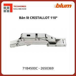 Bản lề tích hợp giảm chấn góc mở 110°CRISTALLO dành cho cửa kính Blum 71B4500C