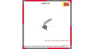 Bản lề tích hợp giảm chấn góc mù 95° Blum 79B9550