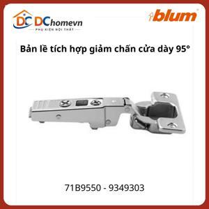 Bản lề tích hợp giảm chấn góc mở 95°dành cho cửa dày 24 - 32mm Blum 71B9550