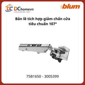 Bản lề tích hợp giảm chấn góc mở 107° - trùm nửa Blum 75B1650