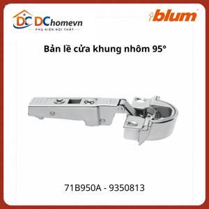 Bản lề tích hợp giảm chấn góc mở 95° dành cho cửa khung nhôm Blum 71B950A (Niken)