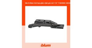 Bản lề tích hợp giảm chấn góc mở 110°CRISTALLO dành cho cửa kính Blum 71B4500C