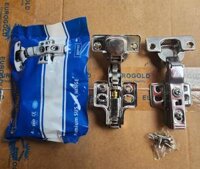 Bản lề tủ bếp Eurogold EWP102, SUS304 giảm chấn tháo lắp nhanh, bản lề cong - B