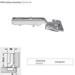 Bản lề tủ bếp giảm chấn Hafele 315.06.351