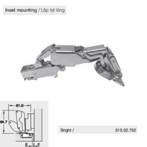 Bản lề tủ bếp Hafele 315.02.752