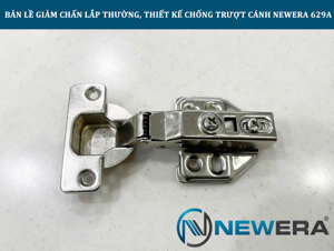 Bản lề tủ bếp NewEra có giảm chấn loại thẳng lắp nhanh