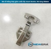 Bản lề tủ bếp NewEra giảm chấn, loại thẳng, lắp nhanh 666A