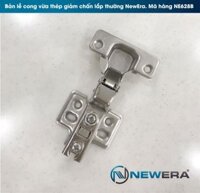Bản lề tủ bếp NewEra giảm chấn, loại cong vừa, lắp thường