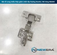 Bản lề tủ bếp NewEra giảm chấn, loại cong nhiều, lắp thường
