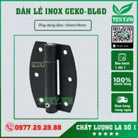 Bản lề vách vệ sinh 6 lỗ màu đen inox 304 – Chính hãng TOKY