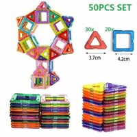 【BÁN LỚN 】 50PCS/100PCS Mini DIY Magnetic-toys Designer Construction Set Model Building Block For Children Magnet Block0