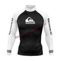 Bán LỚN Quiksilver Nam Mới Bơi Áo Bơi Đi Biển Bảo Vệ Tia UV Rash Guard Lặn Đồ Bơi Tay Dài Lướt Sóng Phù Hợp Với Quần Áo Lướt Sóng Rashguar