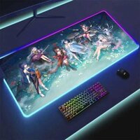 Bàn Lớn Thảm Honkai Star Rail Mousepad Rgb Phát Quang Chuột Miếng Lót Chơi Game Giá Rẻ Pc Game Thủ Tủ Lớn Mousepad Đèn Nền Deskmat