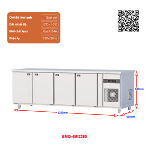 Bàn mát 4 cánh 450 lít BMQ-4MI2260