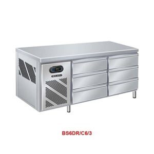 Bàn mát inox Berjaya BS6DR/C6/3 dài 1,8m