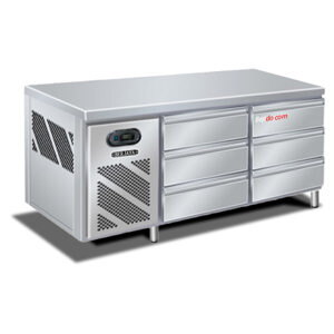 Bàn mát inox Berjaya BS6DR/C6/3 dài 1,8m
