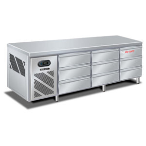 Bàn mát inox Berjaya BS9DR/C8/3 dài 2,48m