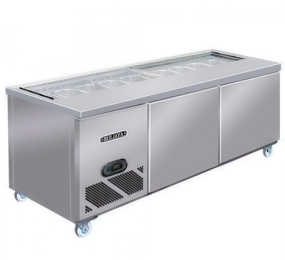 Bàn mát Salad 2 cánh Berjaya BS2D/SSCF6/Z