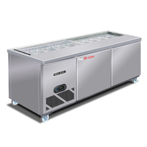 Bàn mát Salad 2 cánh Berjaya BS2D/SSCF6/Z