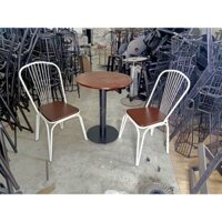 Bàn mặt tròn - Bàn mặt cao su tròn chân sắt - Bàn cao su non