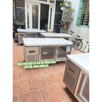 BÀN MÁT, TỦ BẢO ÔN kiêm bàn chặt 2 cánh kính tiện lợi