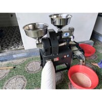 Bán máy xát gạo nghiền bột, phễu, buồng xát, cửa ra cám, đầu ra gạo bằng inox đời mới nhất