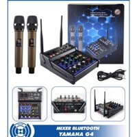 Bàn mixer làm nhạc,Bàn trộn Mixer G4 USB Có bluetooth 5.0 Chuyên dùng livestream,kara gia đình Tích hợp Nhiều Chức Năng