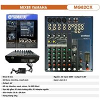 Bàn Mixer Yamaha MG82CX Âm Thanh Đỉnh Cao 16 Kênh Đầu Vào Đầu Vào Gọn Gàng, 10 Mics + 4 Dòng Đầu Vào Âm Thanh Nổi