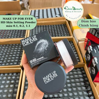 Bản mới NEW 2024 - Phấn phủ bột nắp bạc MAKE UP FOR EVER MUFE HD Skin Setting Powder makeup forever {ChiinBeauty}