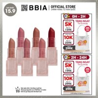 [Bạn mới nhập COSHBM -50% đơn 0Đ] Son Thỏi Lì Bbia Last Powder Lipstick Version 2 (6 màu) 3.5g ©️