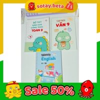 BẢN MỚI NHẤT COMBO 3 SỔ TOÁN VĂN ANH LÒ XO A5 tặng nhãn vở, thời khoá biểu