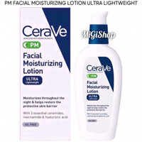 [Bản Mỹ] Kem Dưỡng Ẩm Ban Đêm CeraVe PM Facial Moisturizing Lotion Ultra Lightweight 89ml