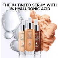[BẢN MỸ] KEM NỀN DẠNG SERUM L'OREAL TRUE MATCH NUDE HYALURONIC TINTED SERUM FOUNDATION WITH 1% HYALURONIC ACID 30ML