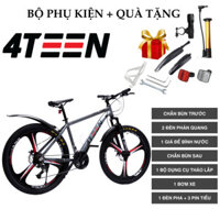 [Bản Nâng Cấp 2024] Xe Đạp Thể Thao Khung Nhôm AL6061 4TEEN Bảo Hành 6 Năm Tặng Kèm Đèn Chiếu Sáng