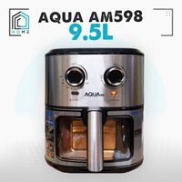[BẢN NÂNG CẤP] Nồi chiên không dầu AQUA GOLD 9.5L - Dung tích 9 Lít - Nồi chiên không khí - Bảo hành 12 tháng