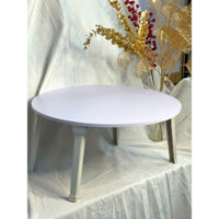 bàn ngồi bệt , BÀN CHÂN NHỰA HÌNH TRÒN 60CM , có ảnh thật