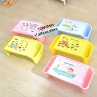 Bàn ngồi bệt co ngăn đựng đồ dùng cho các bé