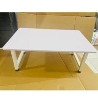 bàn ngồi bệt kích thước 50x70 60x80 chân cựa cao 35cm yêu cầu bấm chốt mới gập được