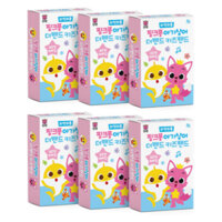 Ban nhạc Pinkfong Baby Shark Character Band-Aid Wound Band Kids Band 6box (loại tiêu chuẩn / loại hỗn hợp)