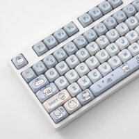 Ban Nhạc Puppy Keycap Dễ Thương Gradient MOA Chiều Cao Nhỏ Thăng Hoa Ningzhi HI75 68 98 99 104RK