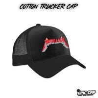 Ban nhạc Rock 2025 thời trang Metallica Thiết kế âm nhạc In hình Cotton Trucker Cap