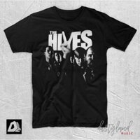 Ban Nhạc the hives black u0026 Áo Thun Trắng Ảnh