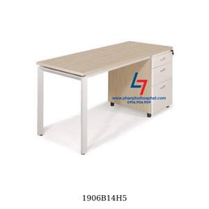 Bàn nhân viên đơn kèm hộc 1906B16H5