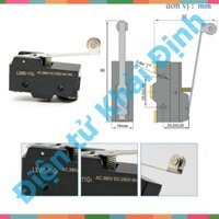 (BÁN NHANH)  2 cái CÔNG TẮC HÀNH TRÌNH, MICRO SWITCH 10A, 220VDC/380VAC LXW5-11G1 kde5338