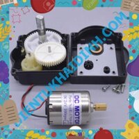 (BÁN NHANH) động cơ giảm tốc E-170A-003  6-24Vdc 25-100RPM, 0.3A, 350g TRỤC 10mm VÁT 8mm kde1771 BÁN NHANH.