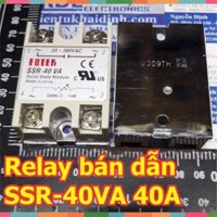 (BÁN NHANH)  Relay bán dẫn, Solid state Relay SSR-40VA OUT: 24-380VAc 40A, IN: 500KOhm, 1/4W  kde5407