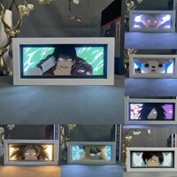 Bán Nhật Bản 3D Anime Hộp Đèn Hoạt Hình Một Mảnh DRAGON BALL NARUTO jojo Genshin Tác Động cưa Xích Người Đàn Ông Giấy Led Khắc Manga Hộp Đèn Trang Trí Bàn Phòng Ngủ Cho Trẻ Em Bé Trai Mới Lạ