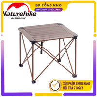 Bàn nhôm  Naturehike NH16Z016-L/ NH16Z016-S siêu nhẹ, tải trọng 40kg dã ngoại, văn phòng độc đáo gấp gọn