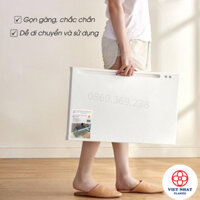 Bàn nhựa gấp gọn có khe cắm bút, để ipad 1833 Nhựa Việt Nhật chính hãng