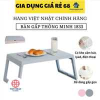 Bàn nhựa gấp gọn có khe cắm bút, để ipad 1833 - Gia dụng giá rẻ 68